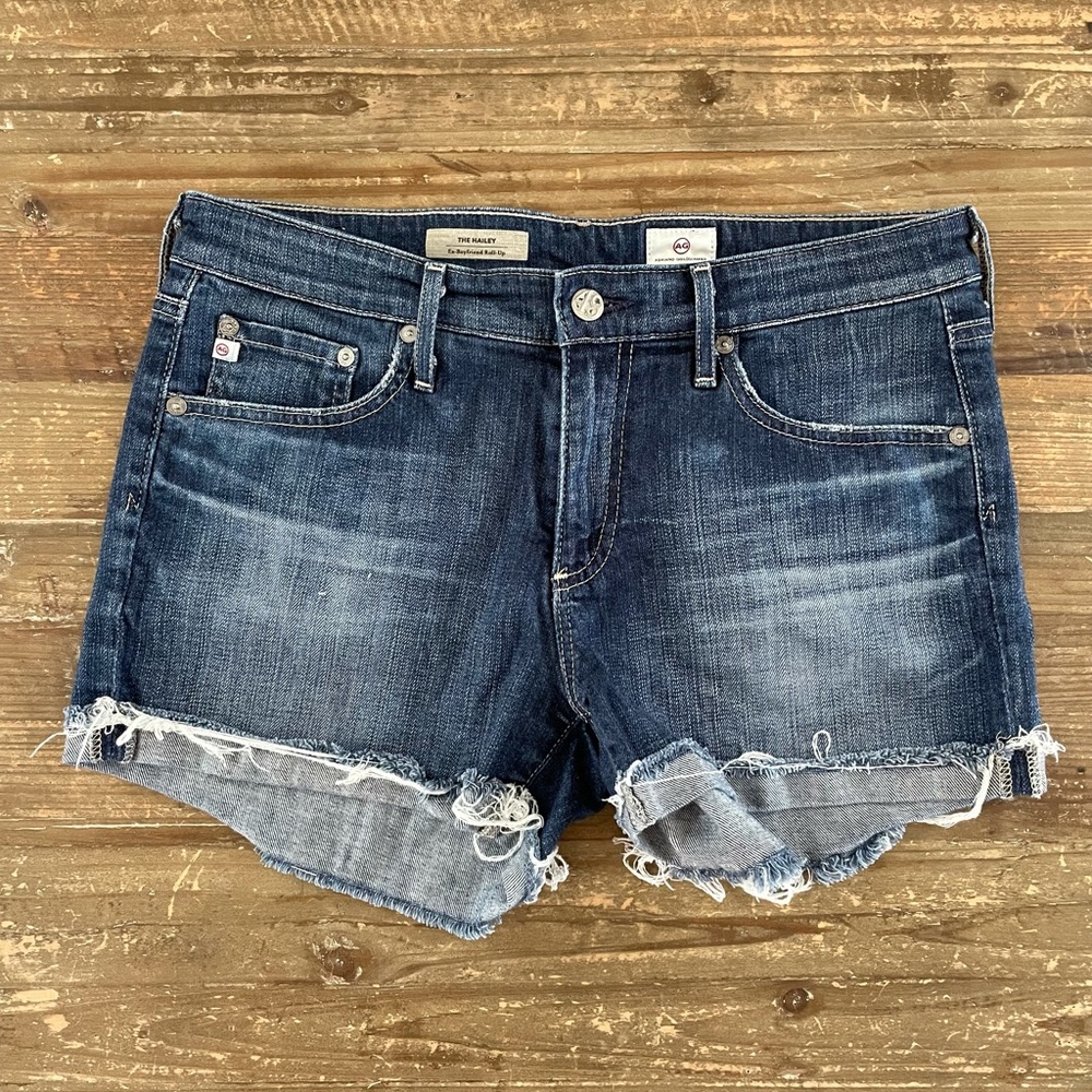 AG Jeans Hailey Shorts Ex-boyfriend Roll-Up